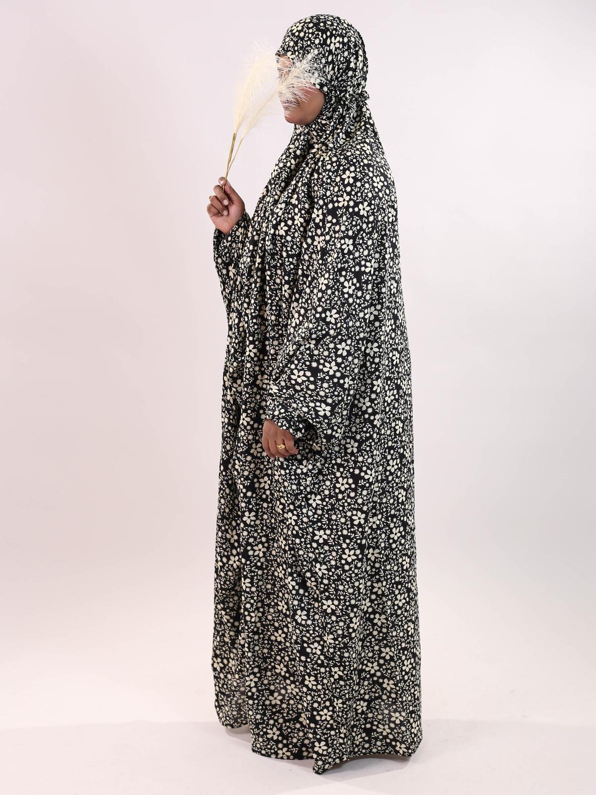 Namaz Chadar (Linen)-Flower Garden