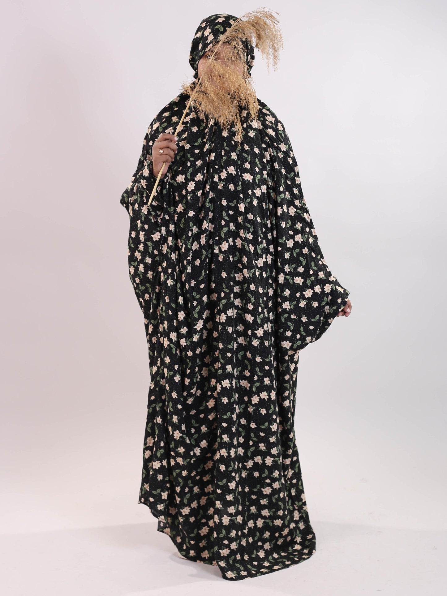Namaz Chadar (Linen)-Yellow Magnolia