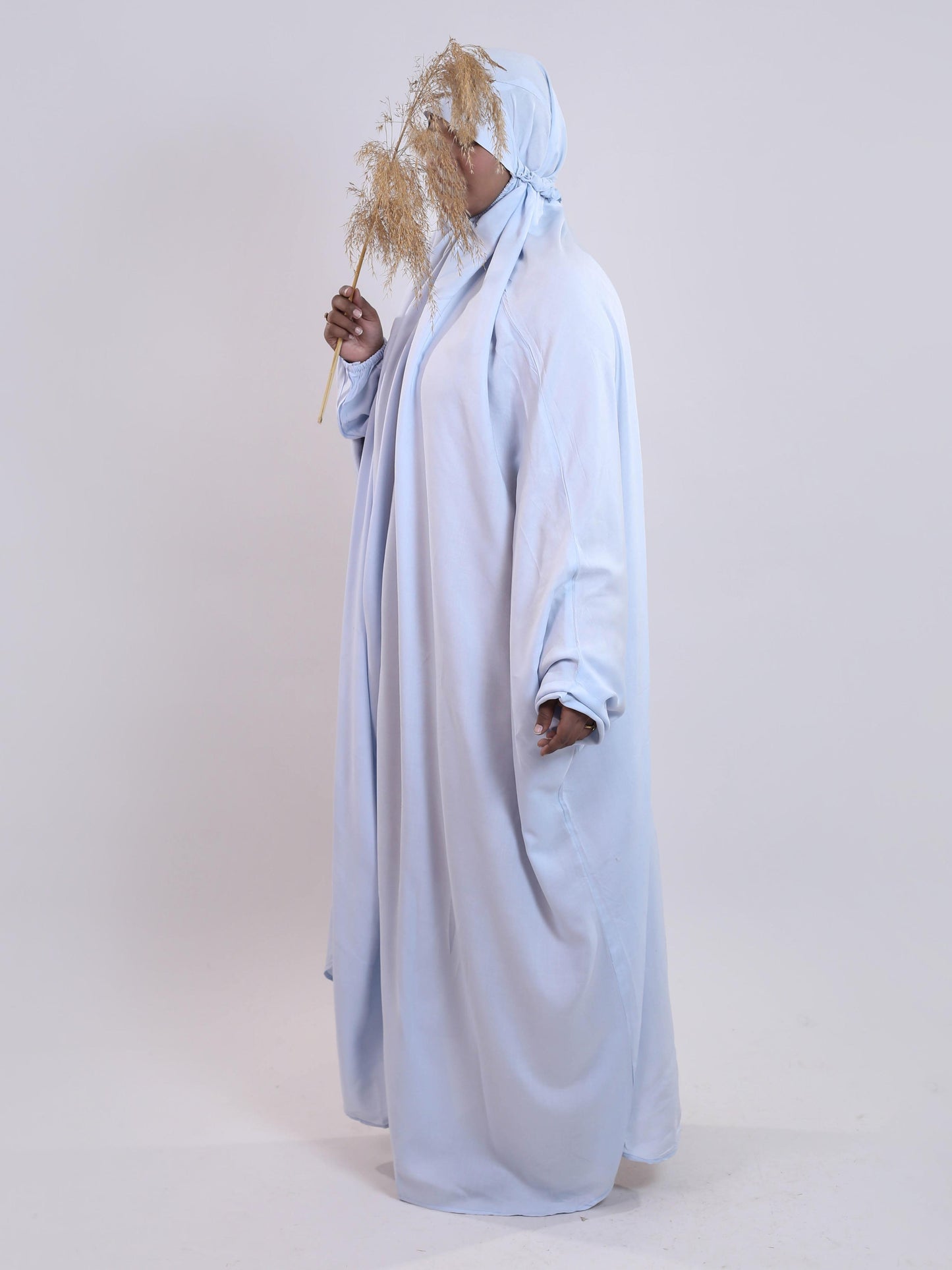 Namaz Chadar (Linen)-Powder Blue