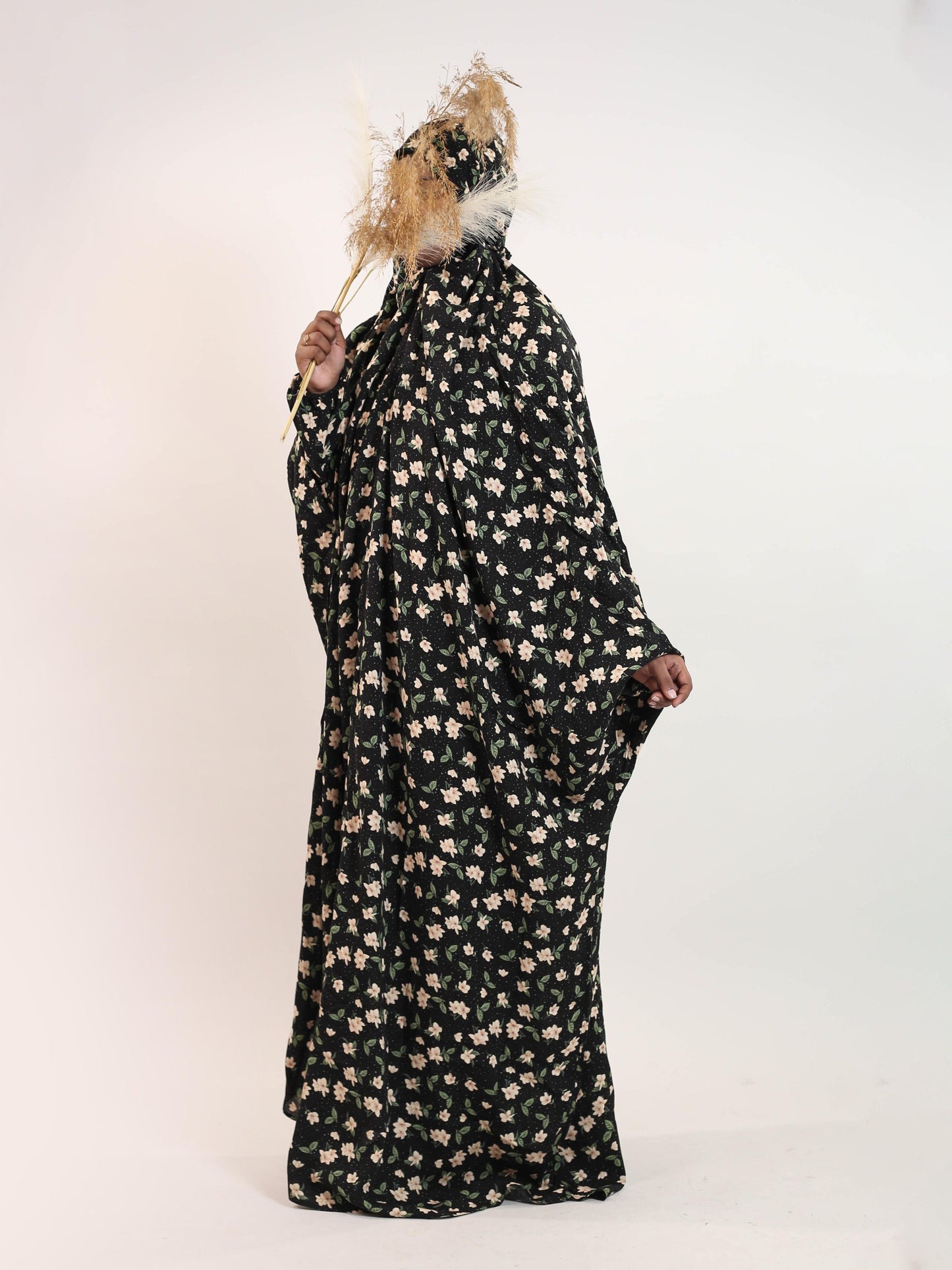 Namaz Chadar (Linen)-Yellow Magnolia