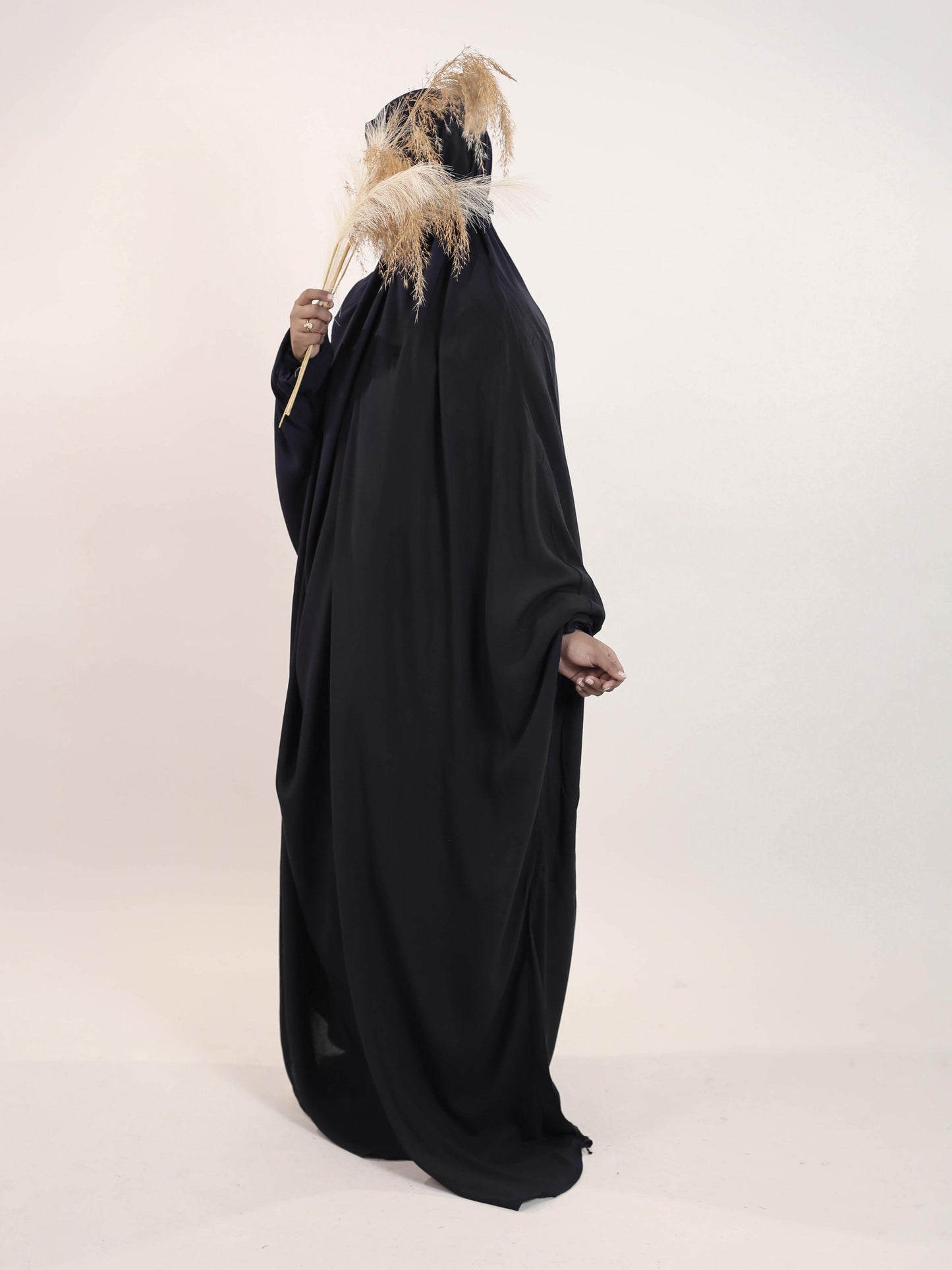 Namaz Chadar (Linen)-Nova Black