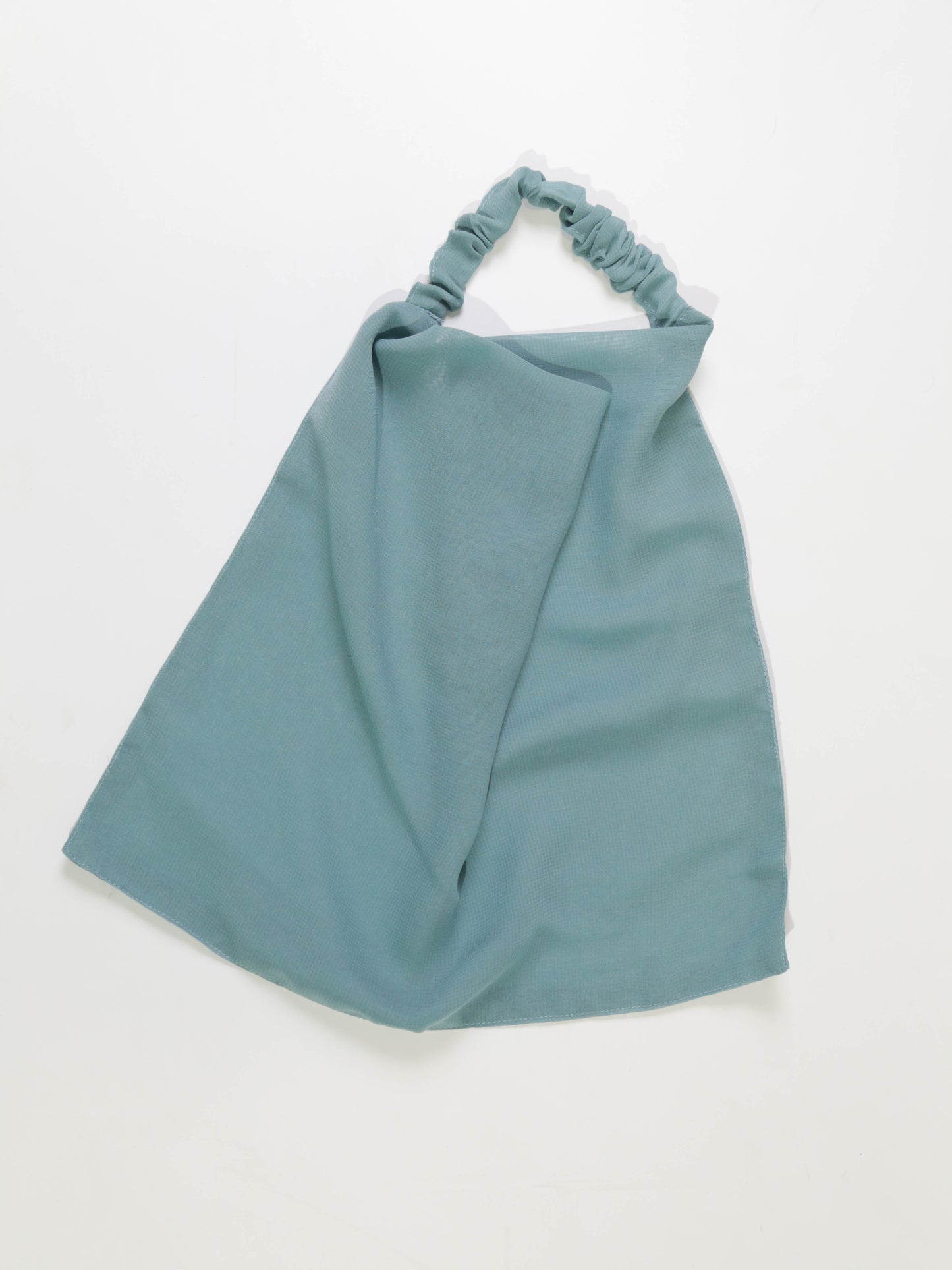 Elasticated Back Niqab - Aqua Blue