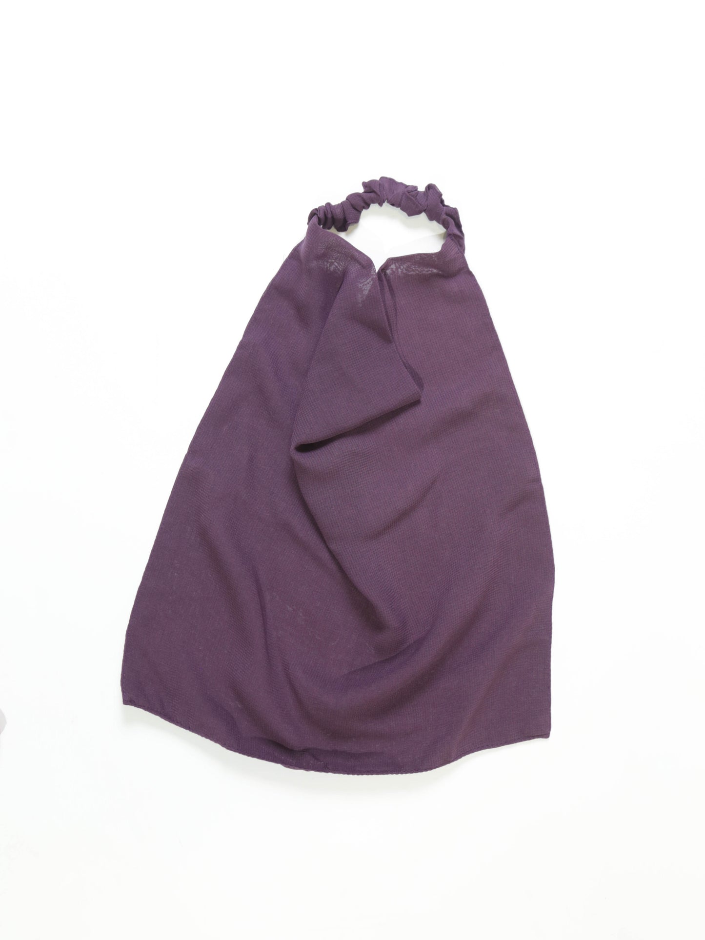 Elasticated Back Niqab - Dull Purple