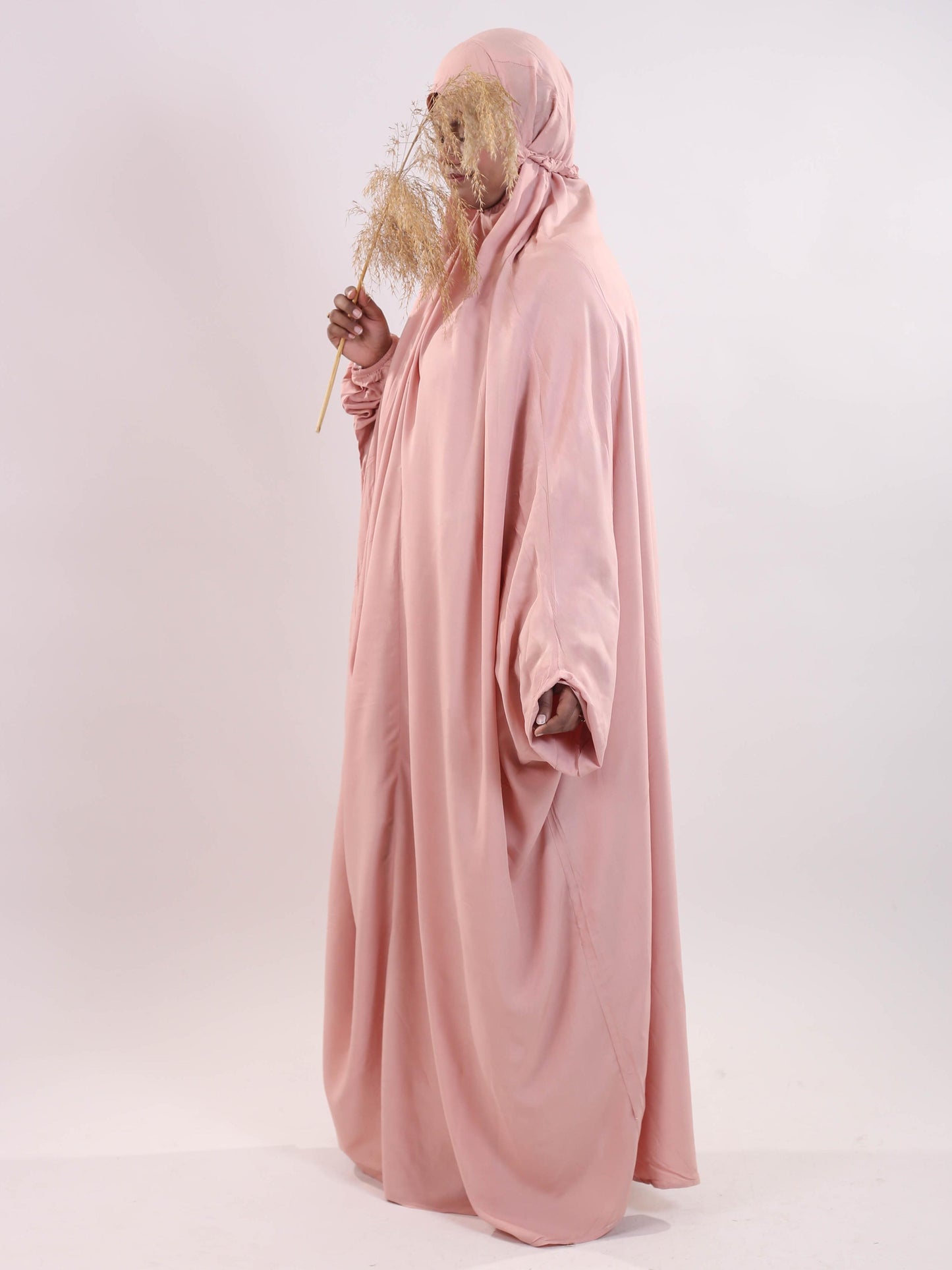 Namaz Chadar (Linen)-Pastel Pink