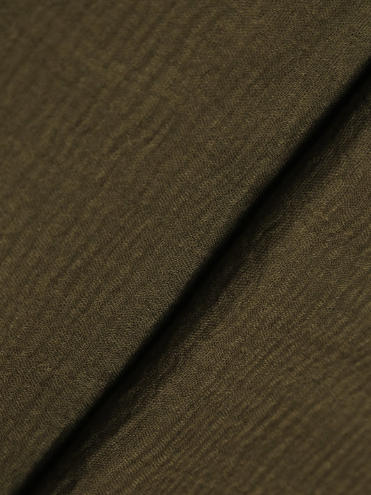 Crinkle Breeze Viscose - Army Green