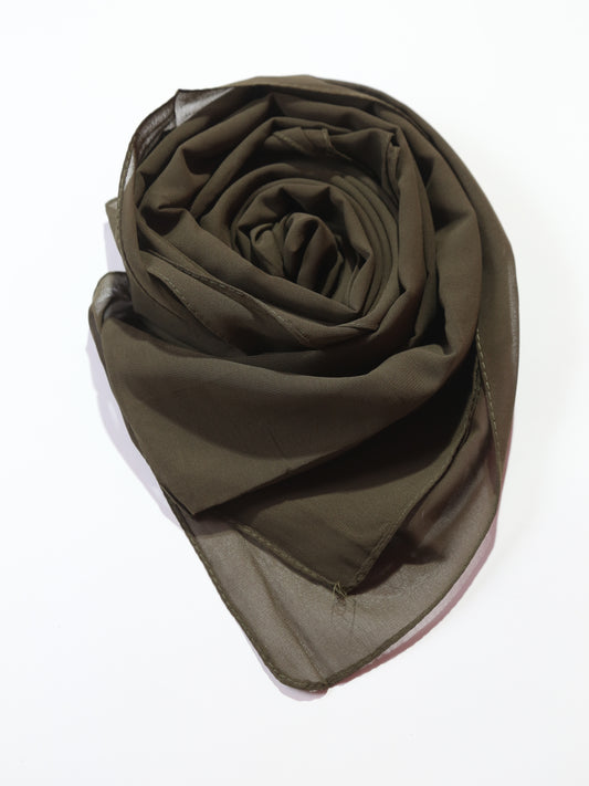 Georgette - Army Green