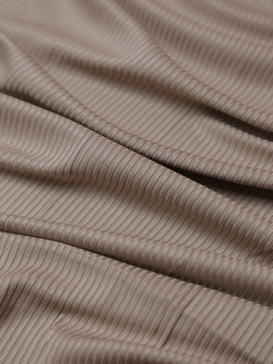 Ribbed Jersey - Beige