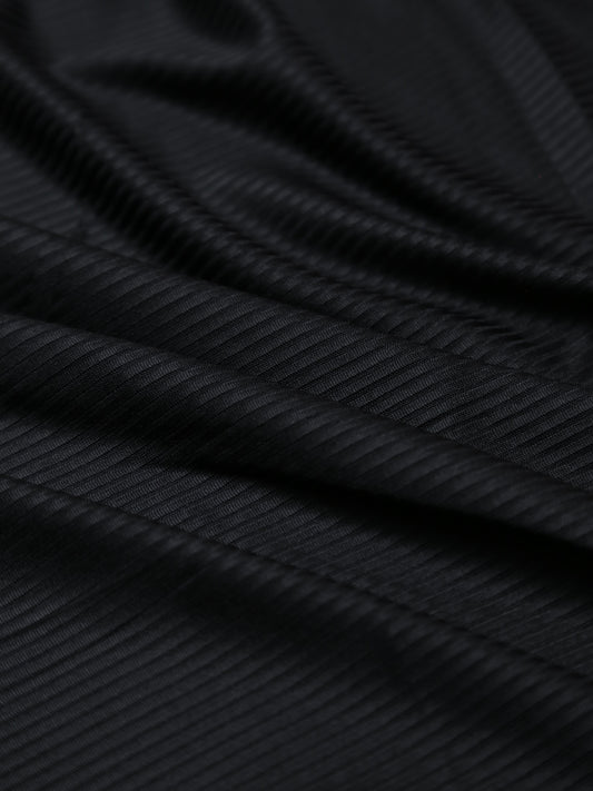Ribbed Jersey - Black