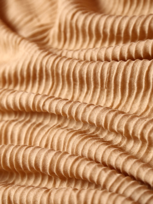 Casual Crumple - Gold Peach