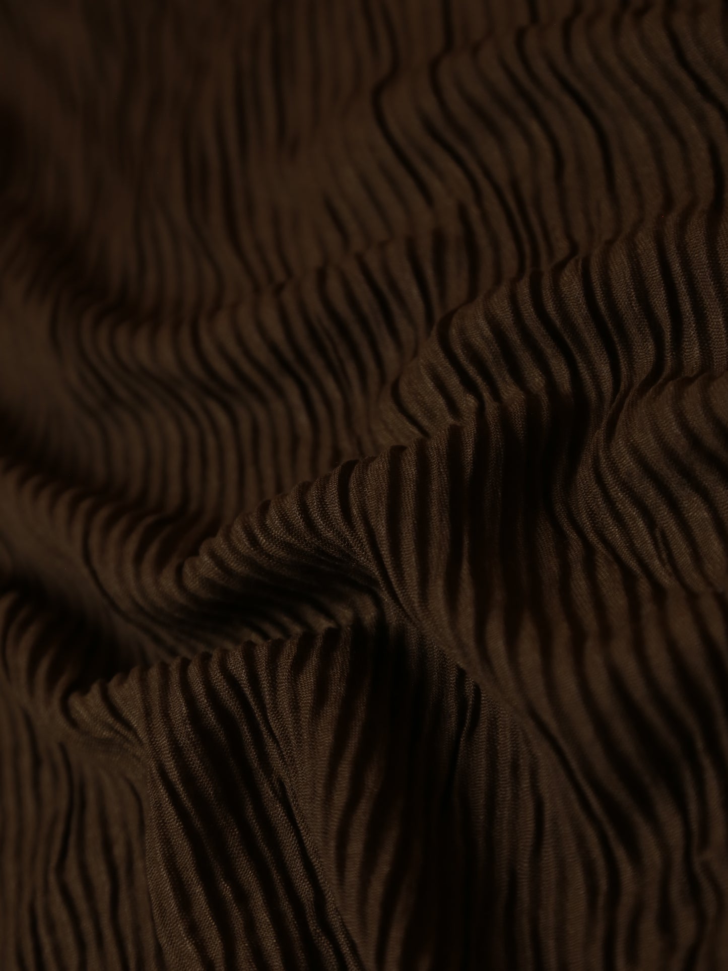 Casual Crumple - Chocolate Brown