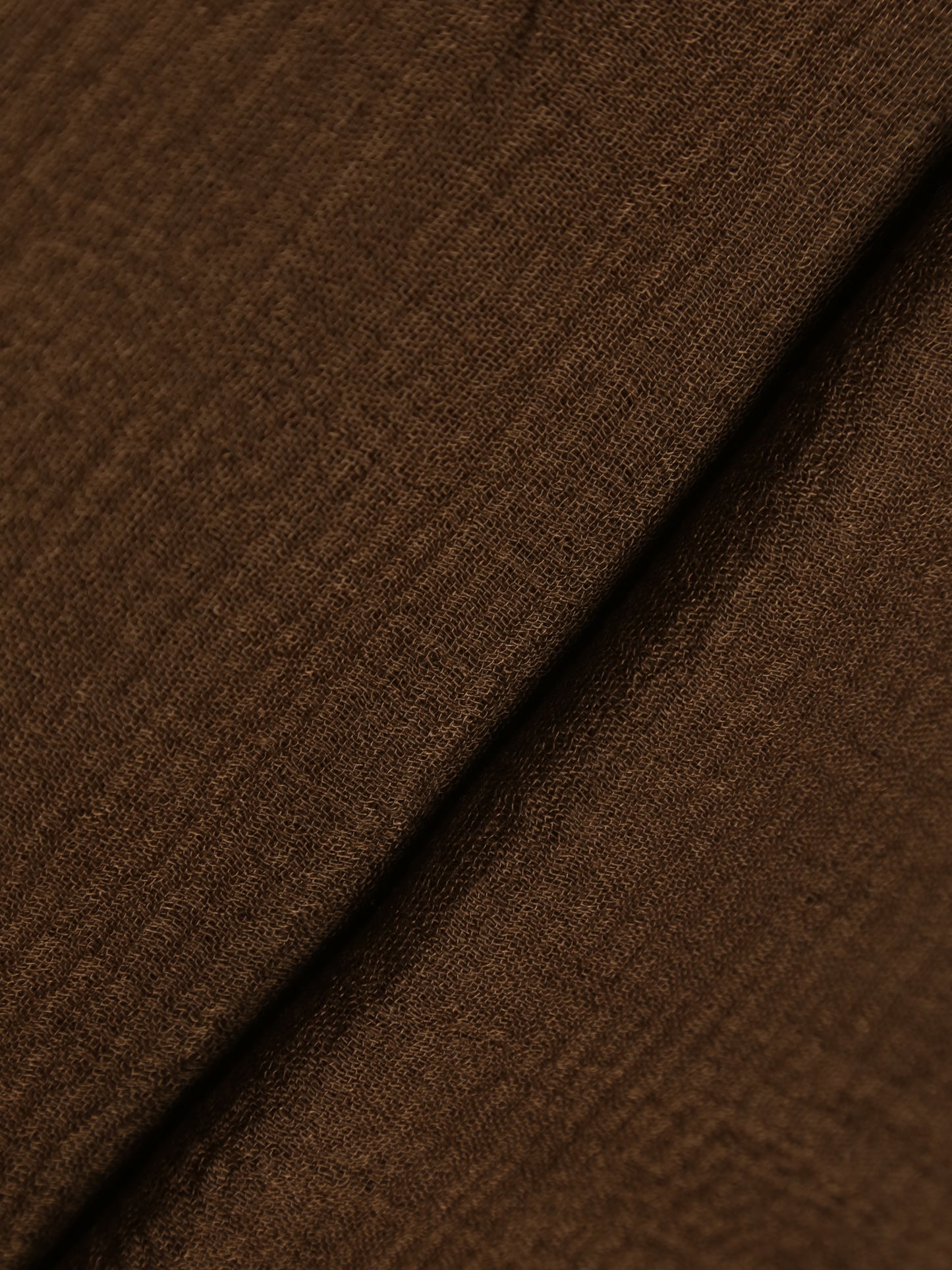 Crinkle Breeze Viscose - Chocolate Brown