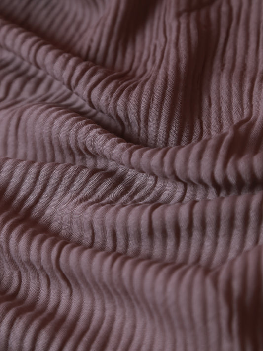 Casual Crumple - Deep Mauve