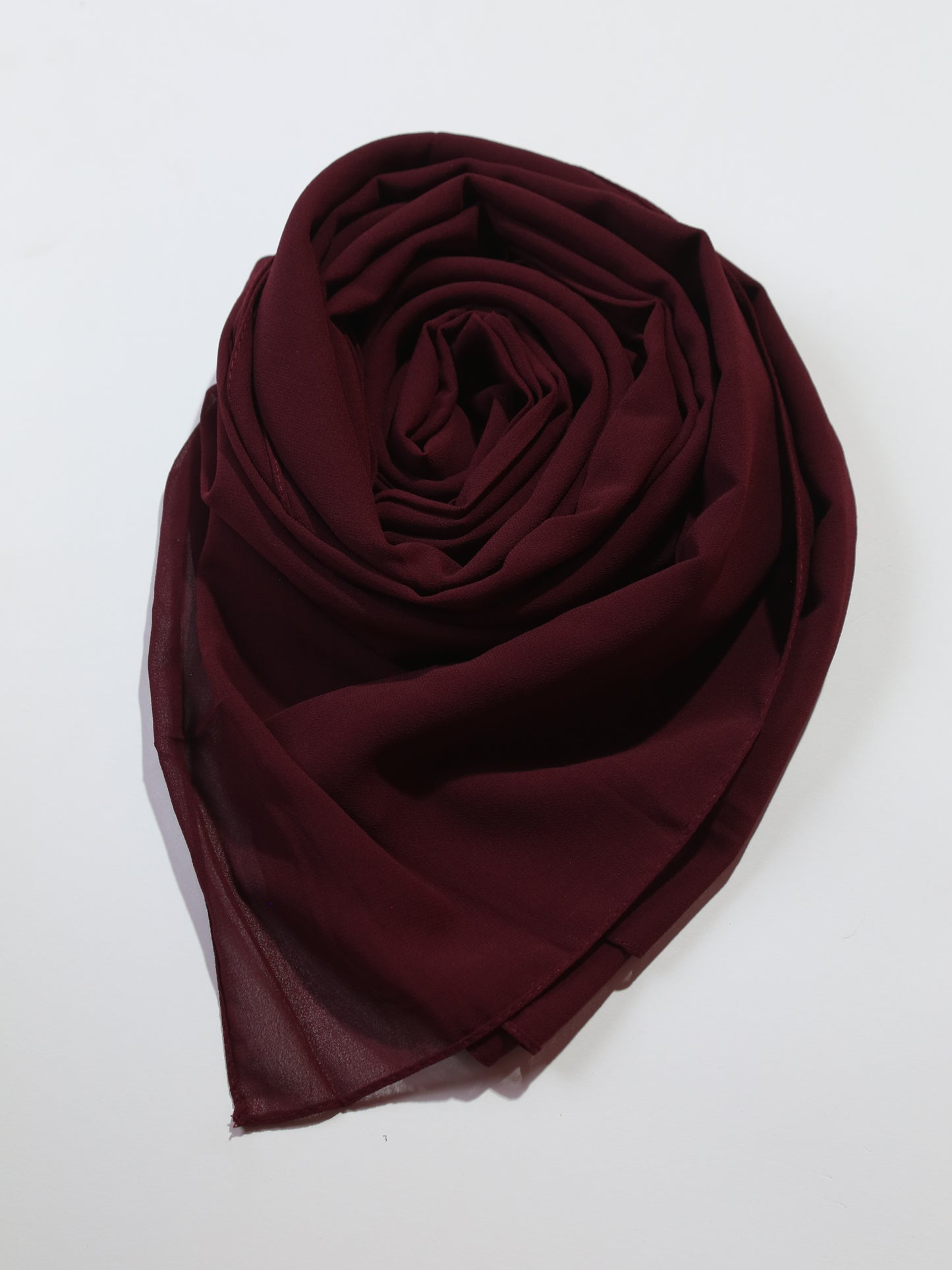 Georgette - Deep Maroon
