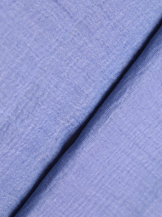 Crinkle Breeze Viscose - Denim Blue