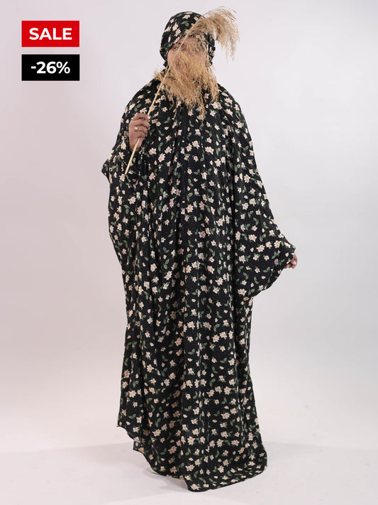 Namaz Chadar (Linen)-Yellow Magnolia