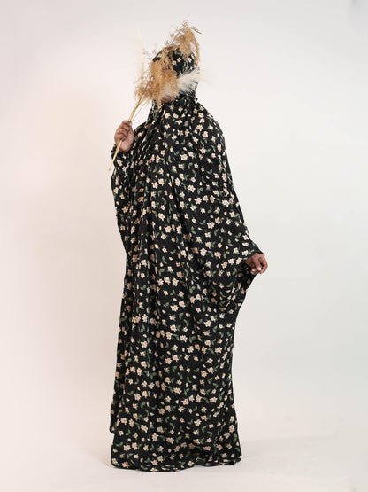 Namaz Chadar (Linen)-Yellow Magnolia
