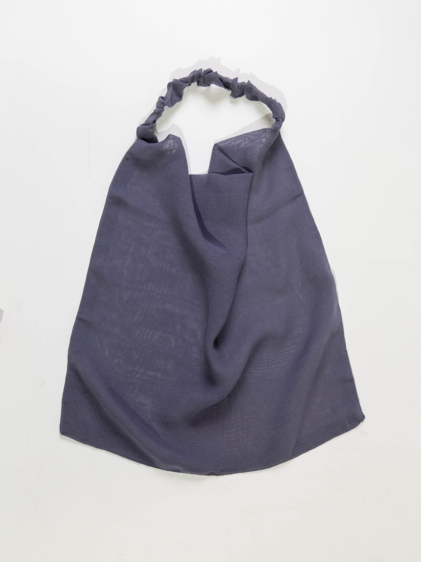 Elasticated Back Niqab - Grey