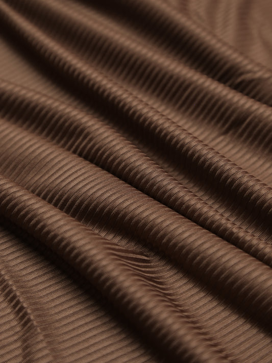 Ribbed Jersey - Mud Brown
