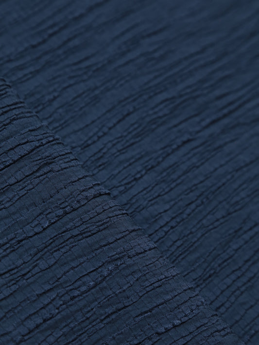 Ripple Cotton - Navy Blue