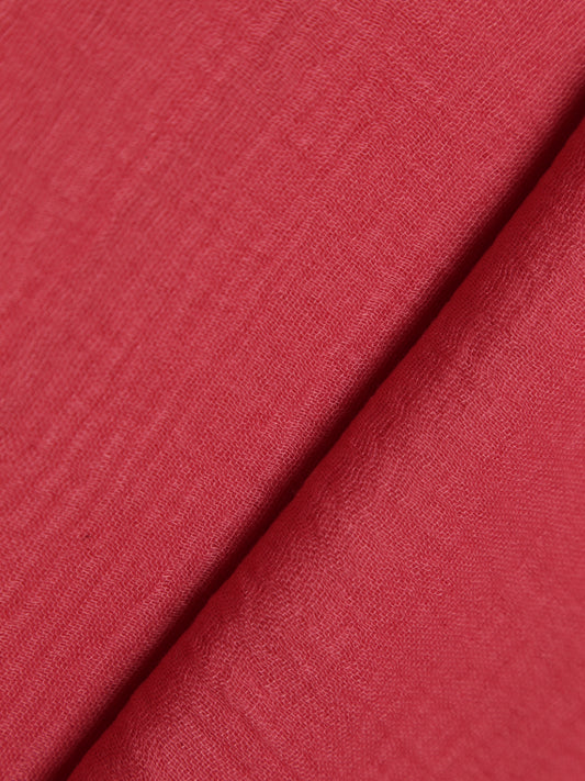 Crinkle Breeze Viscose - Neon Pink