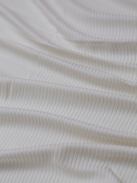 Ribbed Jersey - Off White