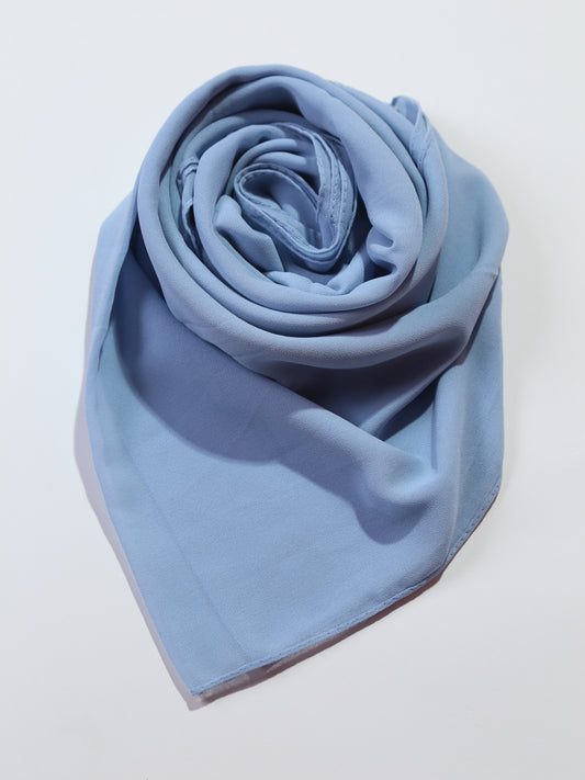 Georgette - Pastel Blue
