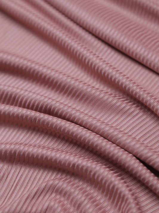 Ribbed Jersey - Rose Gold