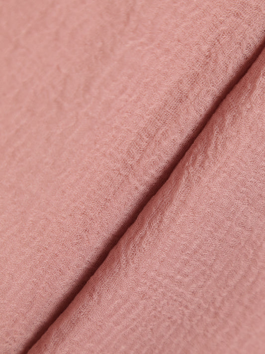 Crinkle Breeze Viscose - Rose Pink