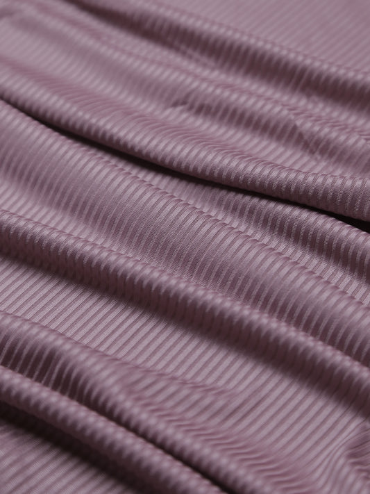 Ribbed Jersey - Deep Mauve