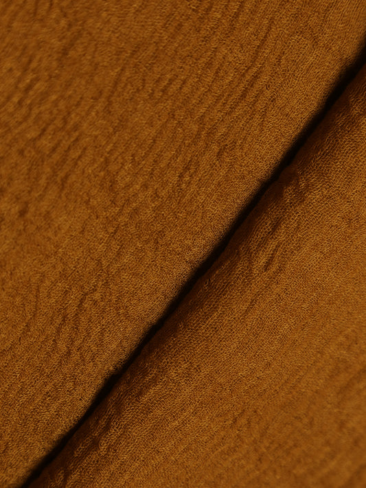 Crinkle Breeze Viscose - Rust