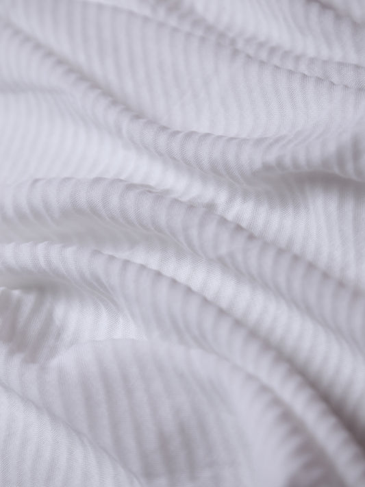 Casual Crumple - Pearl White