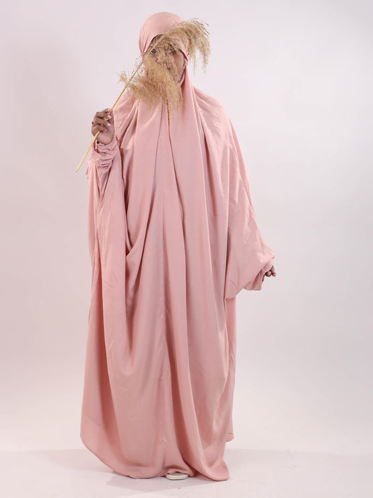 Namaz Chadar (Linen)-Pastel Pink