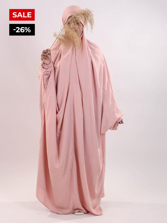 Namaz Chadar (Linen)-Pastel Pink